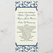 programa Casamento de Marfim e Azul Real