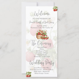 Programa Casamento de Morangos Por Aquarelas