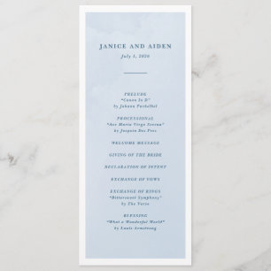 Programa Casamento de Paisagem de Encantamento de Aquarelas