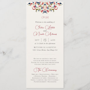 Programa Casamento De Paisley De Paisley Artístico De Luxo