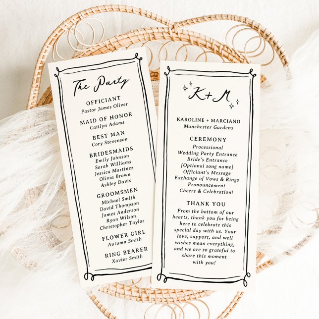 Programa Casamento de Portas Desenhadas à Mão (Criador carregado)