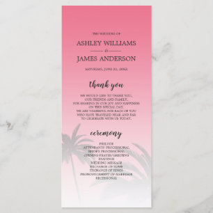 Programa Casamento de Praia Tropical de Palma Rosa