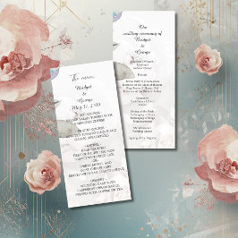 Programa Casamento de rosa de flor silvestre Floral