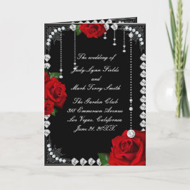 Programa Casamento De Rosas vermelhas Românticas E Diamante