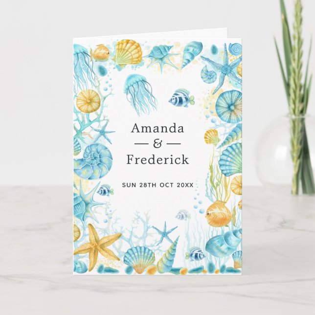 Programa Casamento de Vida no Mar Azul e Amarelo (Frente)