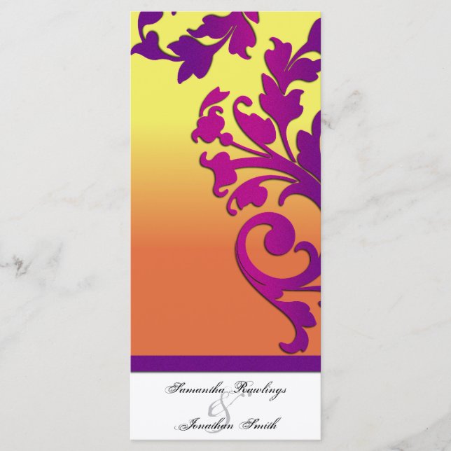 Programa Casamento - Destino Tropical Floral (Frente)