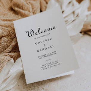 Programa Casamento dobrado minimalista