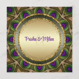 Programa Casamento Dourado Índio Purple Green - Penas de Pé