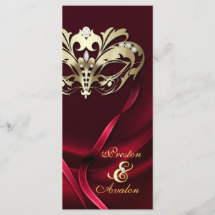 Programa Casamento Dourado Mascarada REd Jeweled