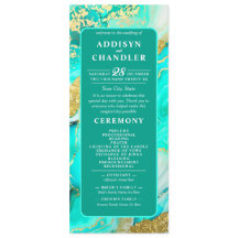 Casamento Elegance Turquoise Geoinspirado