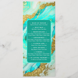 Programa Casamento Elegance Turquoise Geoinspirado