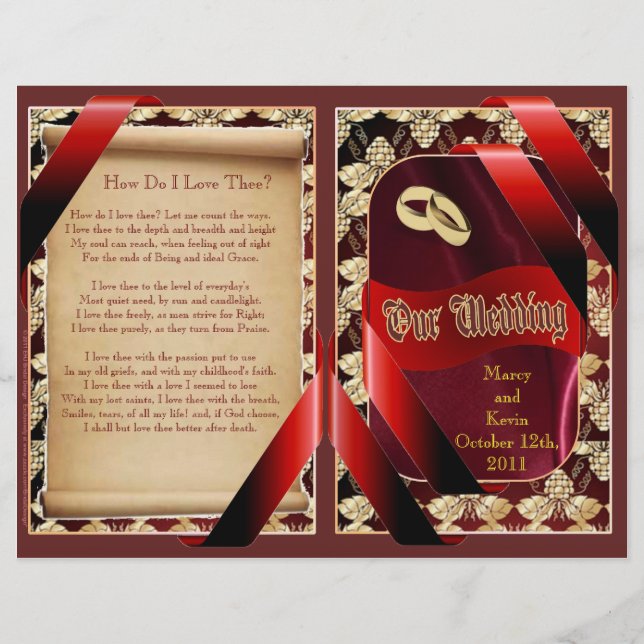 Programa Casamento Elegante (Frente)