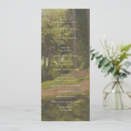 Programa Casamento Elegante Floresta Rústica
