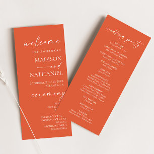 Programa Casamento Elegante Minimalista Moderno Verona Suns
