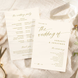 Programa Casamento em Ouro e Marfim Suave e Romântico