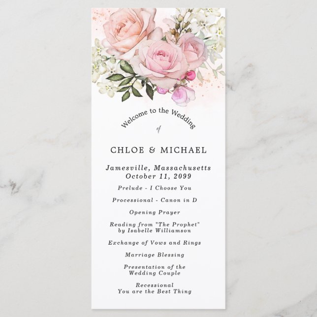 Programa Casamento Falso Rosa Rosa Cor-de-rosa-rosa (Frente)