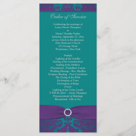 Programa Casamento | Fita-Frita-Púrpura, Teal