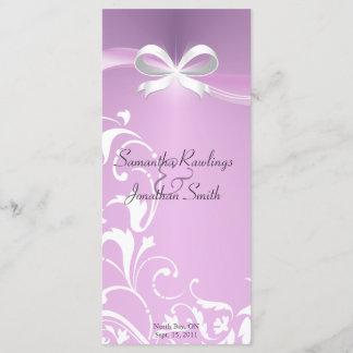 Programa Casamento - Fita Satírica Púrpura Clássic
