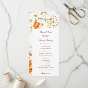 Programa Casamento Floral Amarelo Hibiscus Swirls & Swallow