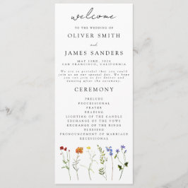 Programa Casamento Floral de Orgulho gay LGBTQ de Flor Selv