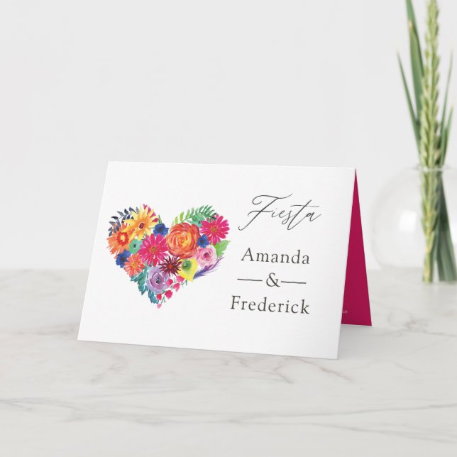Programa Casamento Floral Fiesta Aquarela (Frente)