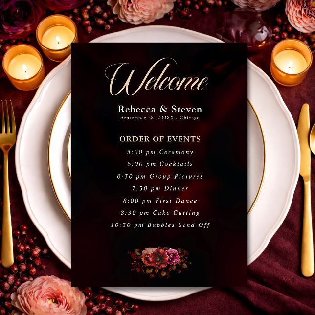 Programa Casamento floral negro e sangrento (Criador carregado)