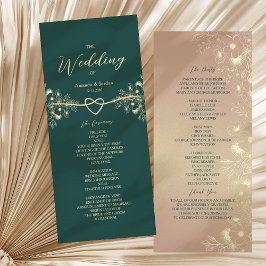 Programa Casamento Floral Ouro Verde Esmeralda
