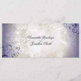 Programa Casamento - Folhagem de Vintage Elegante