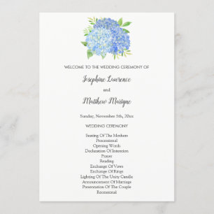 Programa Casamento Foliar de Flores de Hydrangea Azul