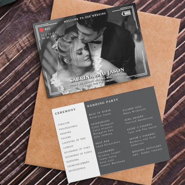 Programa Casamento Fotográfico da Câmara de Vídeo (Video Camera Photo Wedding Program
)