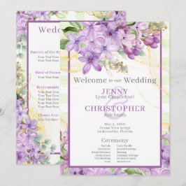 Programa Casamento Lilac Roxo