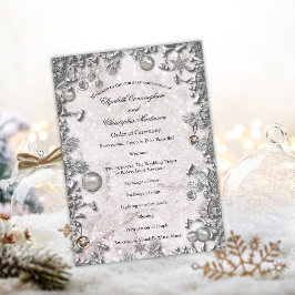 Programa Casamento Magical Winter Wonderland