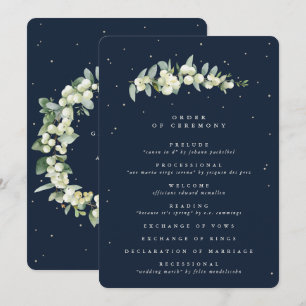 Programa Casamento Marinho Elegante Snowberry+Eucalyptus St