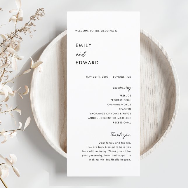 Programa Casamento Moderno Minimalista (Criador carregado)