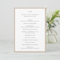 Casamento Moderno Monograma Neutro Terroso Elegant