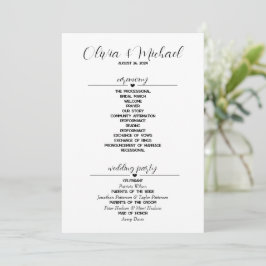 Programa Casamento Moderno Simples Minimalista