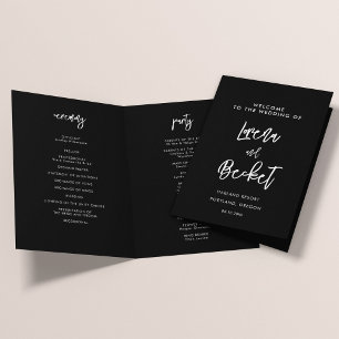 Programa Casamento negro moderno e contemporâneo dobrado