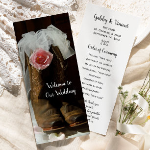 Programa Casamento Ocidental do Rosa do País Rosa e do Cowb