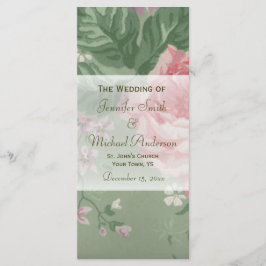 Programa Casamento para Casamento Rosa Verde e Ros