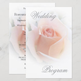 Programa Casamento Peach Rosebud Rosa Rosa