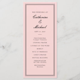 Programa Casamento Rosa e Preto de Roteiro Clássico Absolut