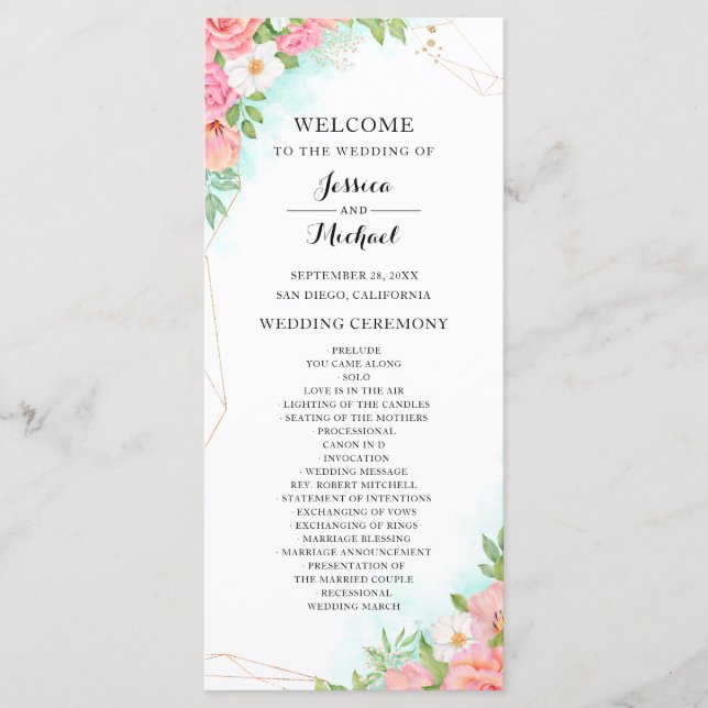 Programa Casamento Rosa Rosa Rosa Rosa, Buquê Rosa, Turques (Frente)