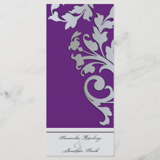 Programa Casamento - Roxo de Prata Roxo