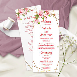 Programa Casamento Russo de Foil de Ouro Magnolias Faux