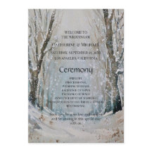 Casamento Rustic Dusty Blue Forest Watercolor