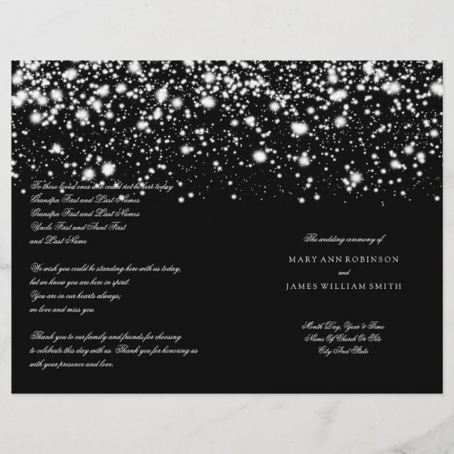 Programa Casamento Silver Midnight Glam (Frente)
