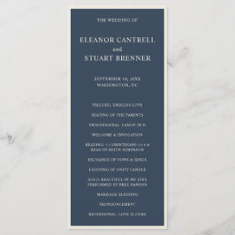 Programa Casamento Simples de marinho Azul e Fronteira de M