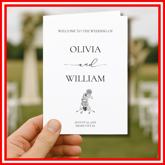 Programa Casamento Simples de Motocicletas Preto e Branco E (Criador carregado)