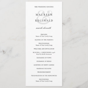 Programa Casamento Tradicional Elegante