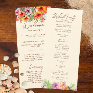 Programa Casamento Tropical de Flores Elegante Hibiscus Flo